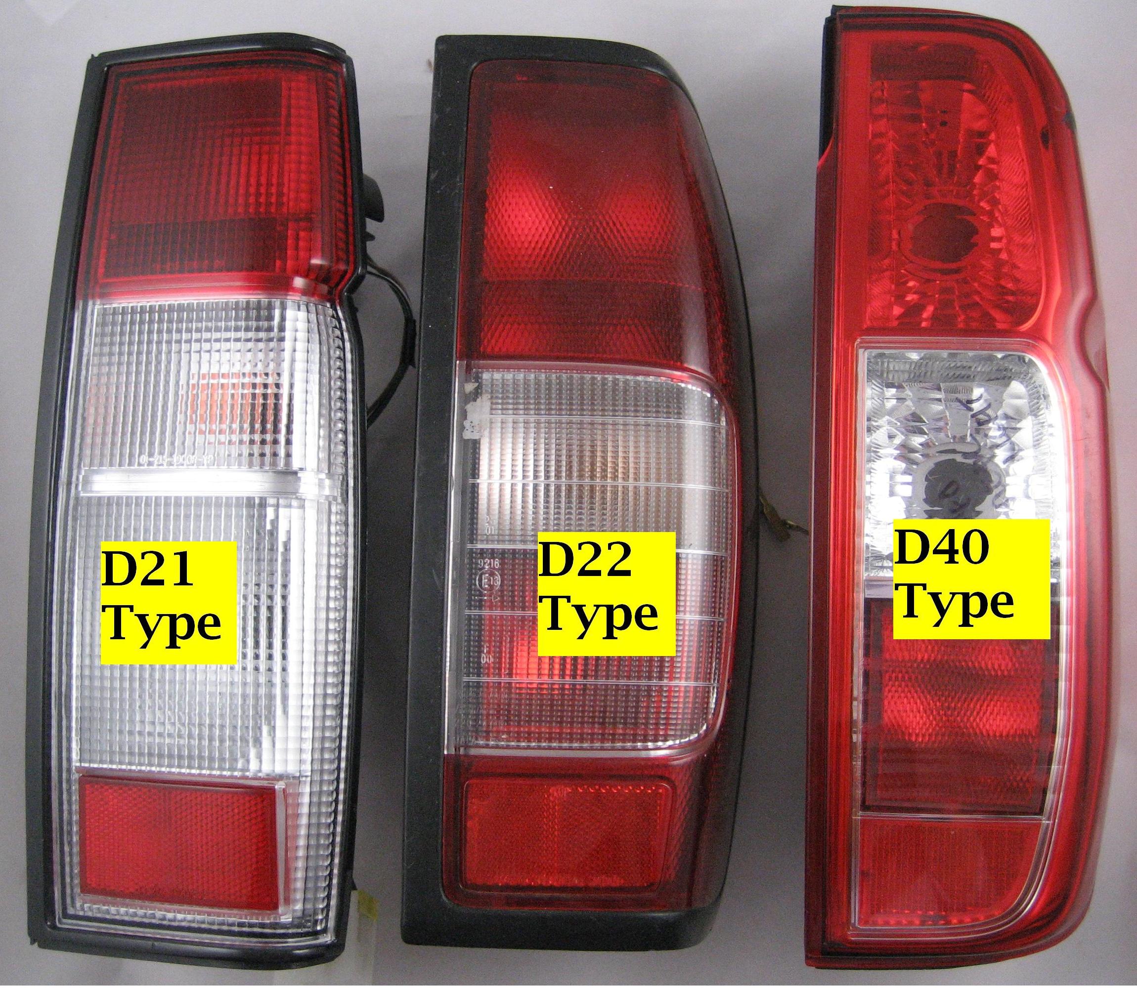 Rear Tail Light Lens Lamp for Nissan Navara Pickup Truck D21 D22 Single